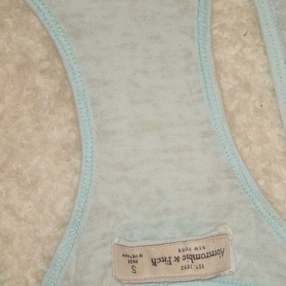 Abercrombie&Fitch Lt. Green Crop Halter top-Small - Picture 4 of 4